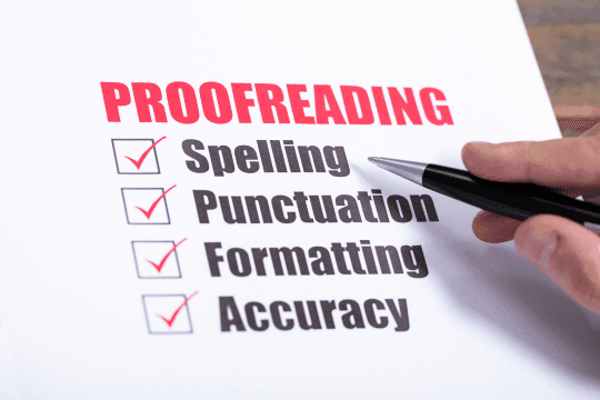 Editing and proofreading is an important element of Assignment help services